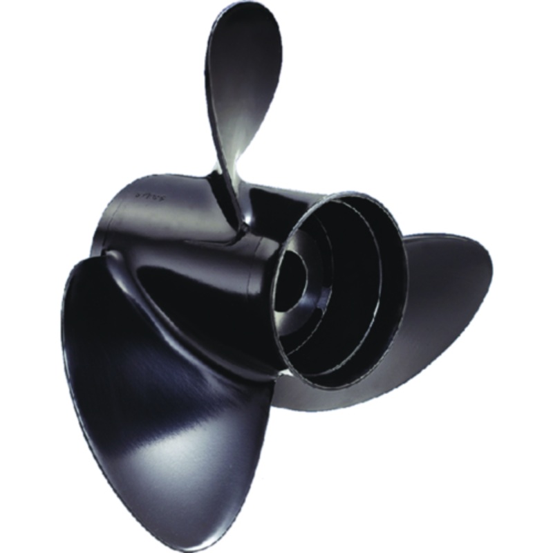 Solas 9411-135-15 Rubex Aluminum Interchangeable Hub 3-Blade Propeller, RH, 13.5 x 15