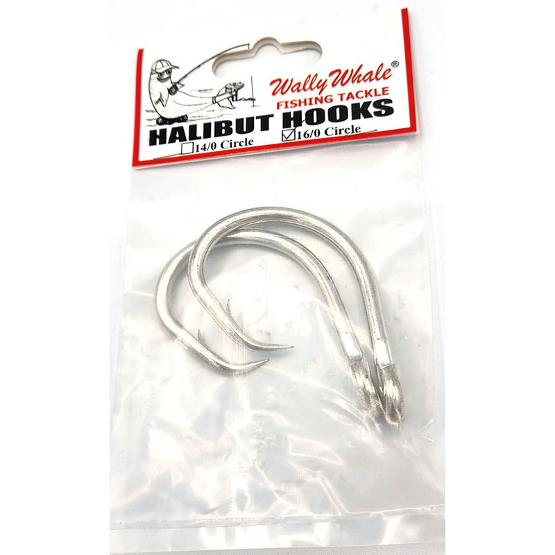 Wally Whale Halibut Circle Hooks – 16/0