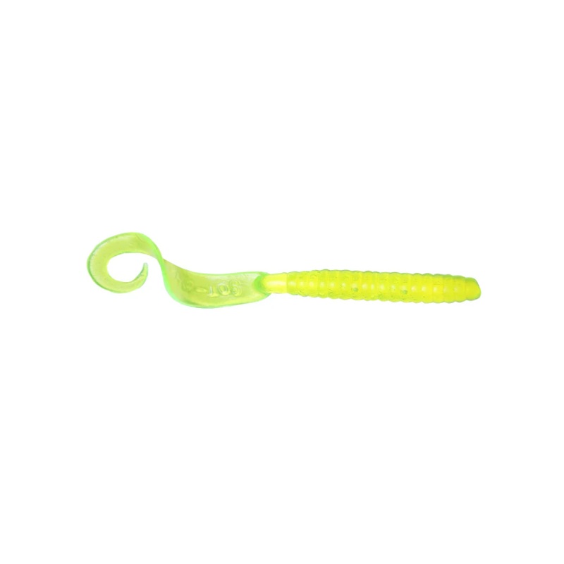 Got-Cha Curly Tail Grub – Chartreuse 6 20pk