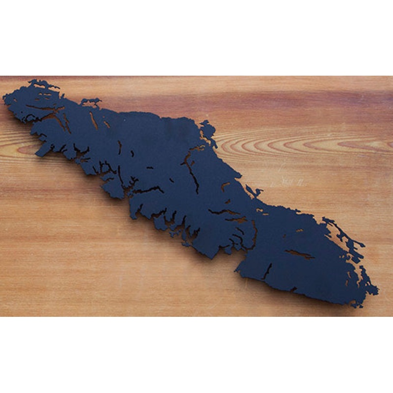Ruggid Coast Vancouver Island|16″ Metal|32″ Black