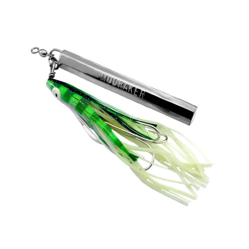 Gibbs Mudraker Jig – Glow Greenling