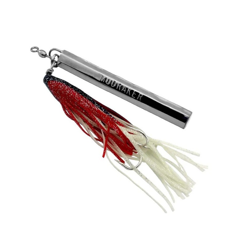 Gibbs Mudraker Jig – Red & Black Glow
