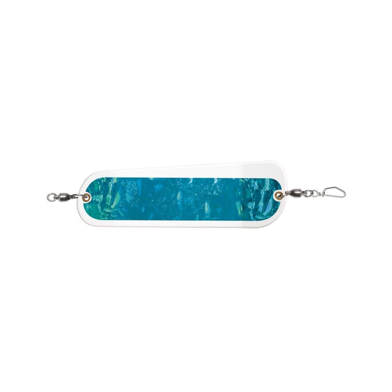Luhr Jensen Coyote Rotating Flasher 8-1/4 – White/Blue Bubble
