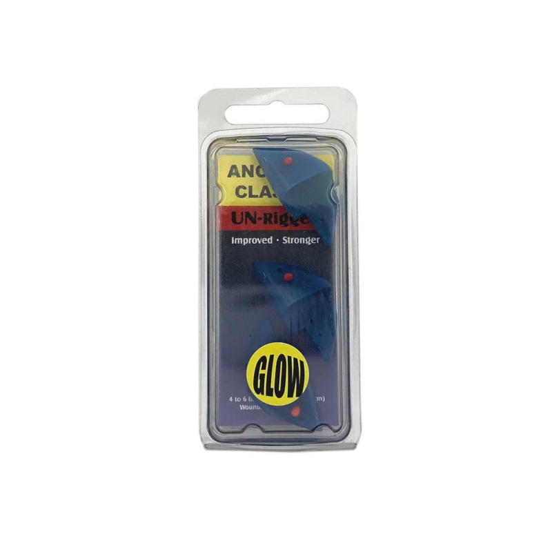 Oki Anchovy Classic Teaser Head Unrigged 3pk – Blue Glow