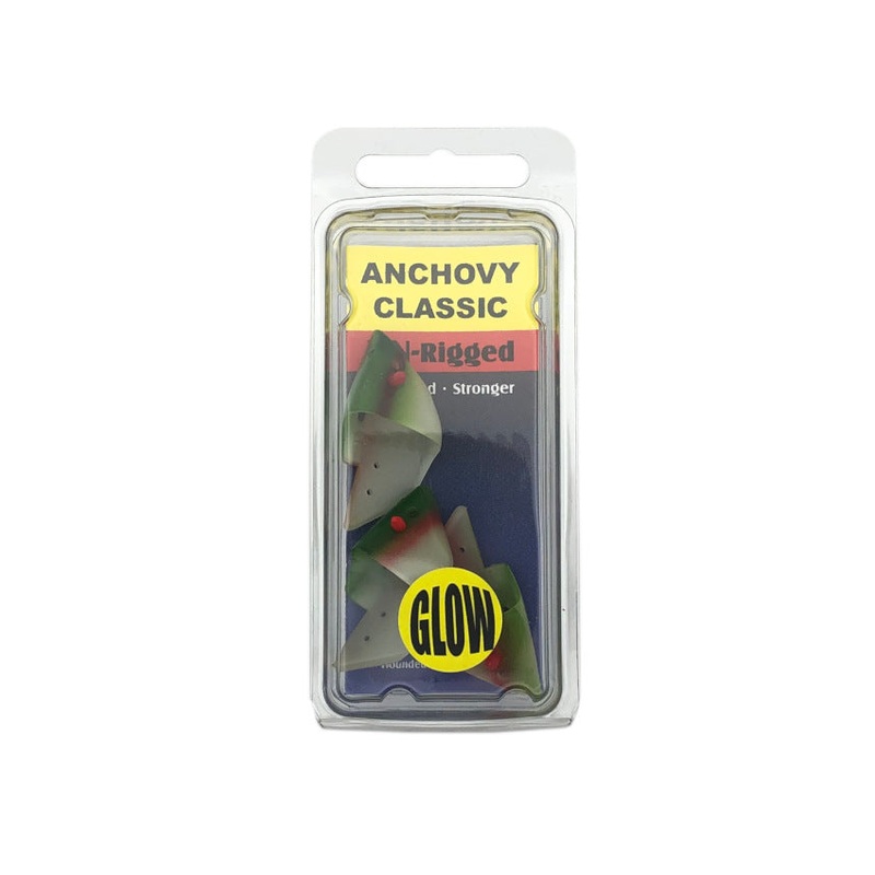 Oki Anchovy Classic Teaser Head Unrigged 3pk – Glow Army Truck