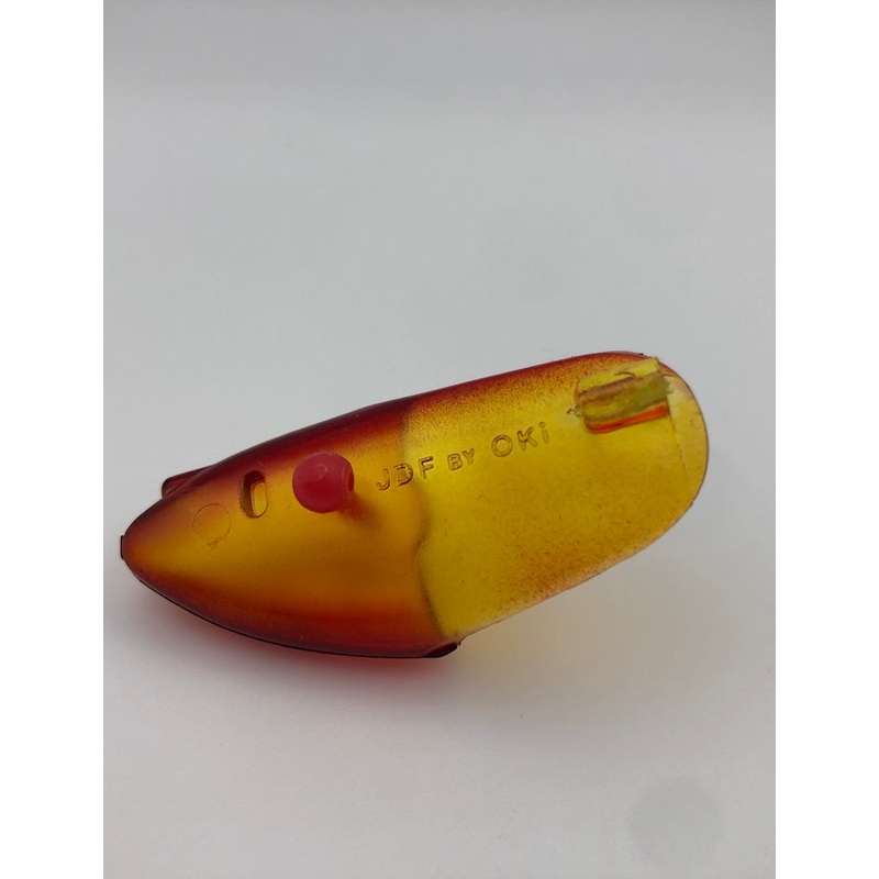 Oki JDF Clear Red Monkey Puke Teaser Head – Bulk (1107T)
