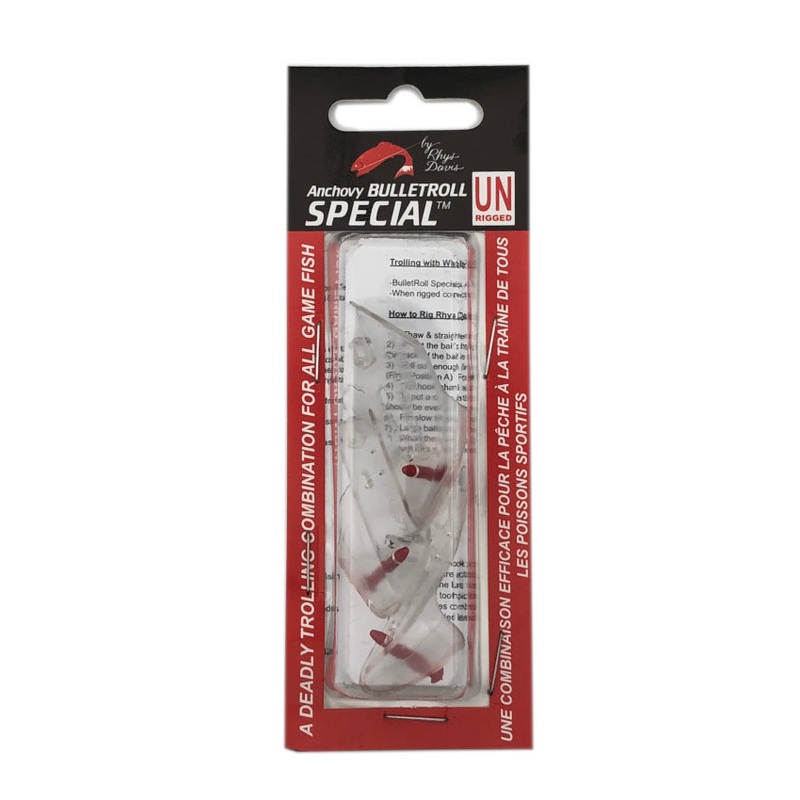 Rhys Davis Bulletroll Teaser Unrigged 3pk – Clear