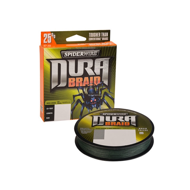 Spiderwire Durabraid Braided Line – Moss Green