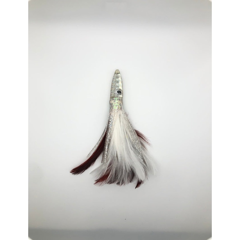 Candy Bar Tuna Feather 6 – Brown/White