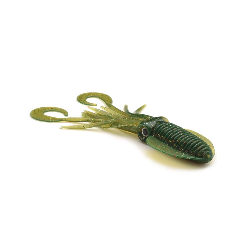 P-Line Twin Tail Squid – 9 Motor Oil