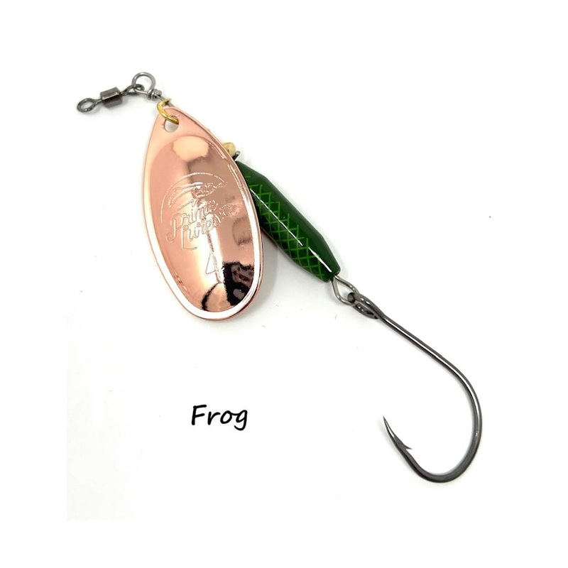 Prime Lures Weighted Spinner #5 – Frog