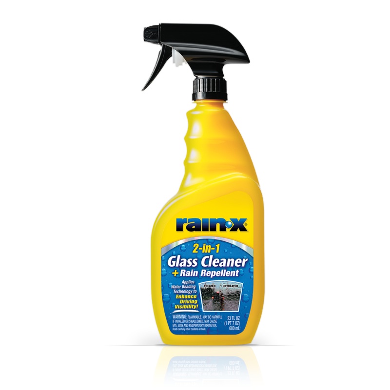 Rain-X 2-in-1 Glass Cleaner with Rain Repellent Trigger,  23 oz