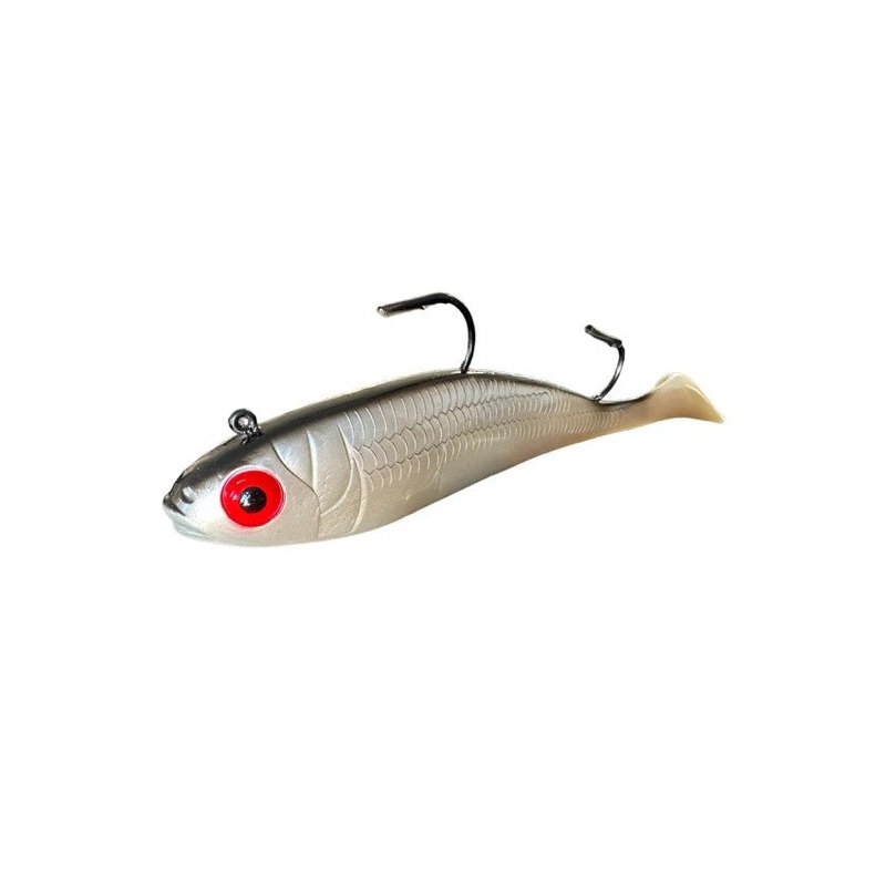 * Westcoast Fishing Tackle Hyper Glow Swim Bait 16oz – Ghost White