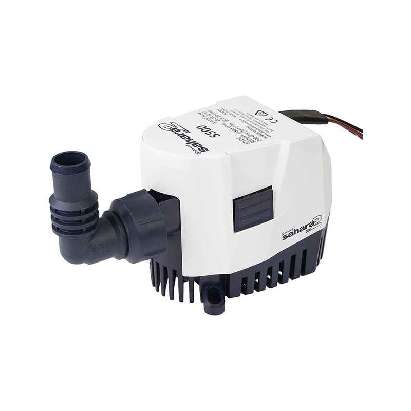 Attwood 5505-7 Sahara MK2 500 GPH 12-Volt Automatic Bilge Pump