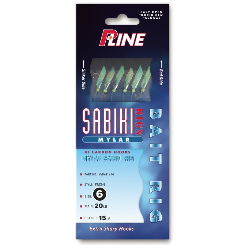 P-Line Mylar Sabiki Rigs