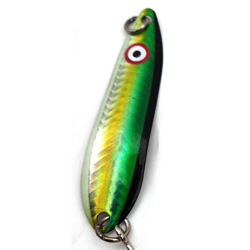 Lighthouse Lure Big Eye Spoon – Reflex Green Herring Aid
