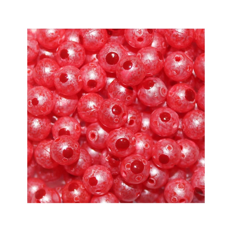 TroutBeads Blood Dot Eggs – Hot Cherry Roe