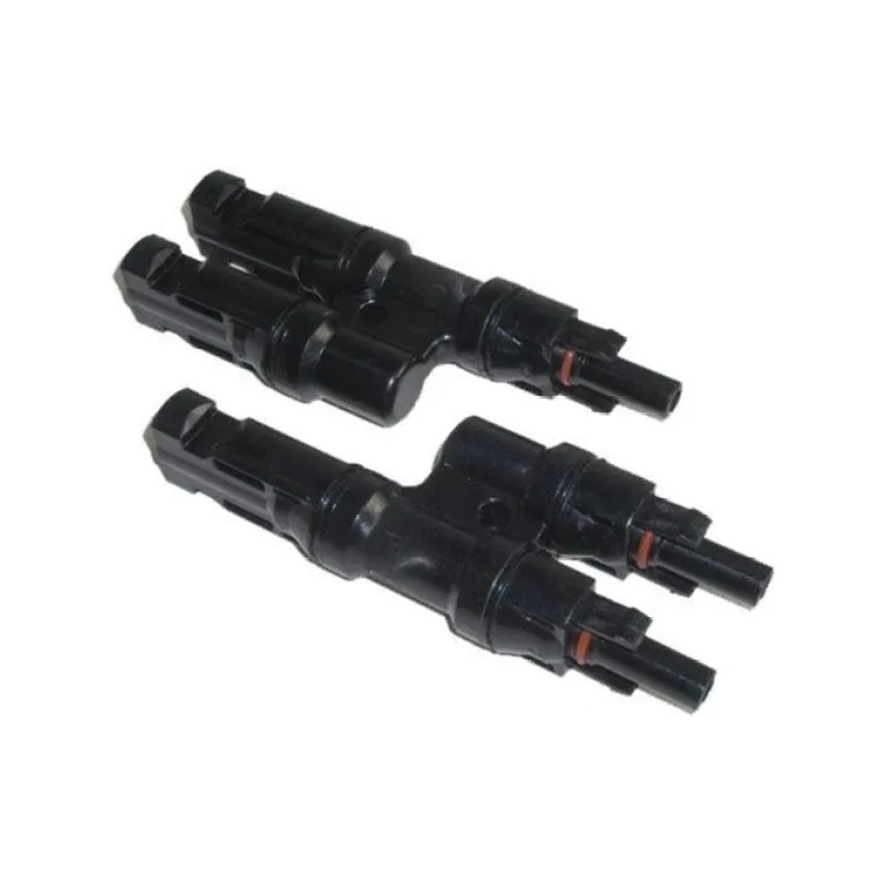 MC4-Y Solar Splitter Connector – 1x M-2F / 1xF-2M