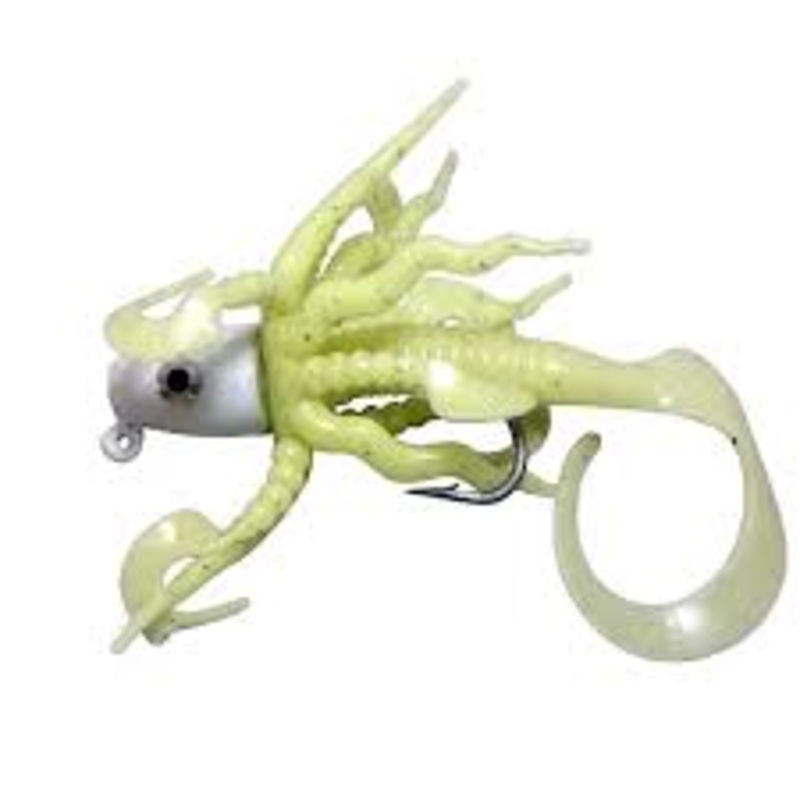 Zak Wally Whale Squirm Worm – Glow
