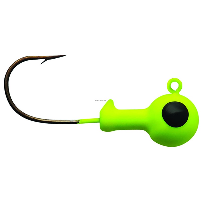 Eagle Claw Tin Road Jig Head – Chartreuse