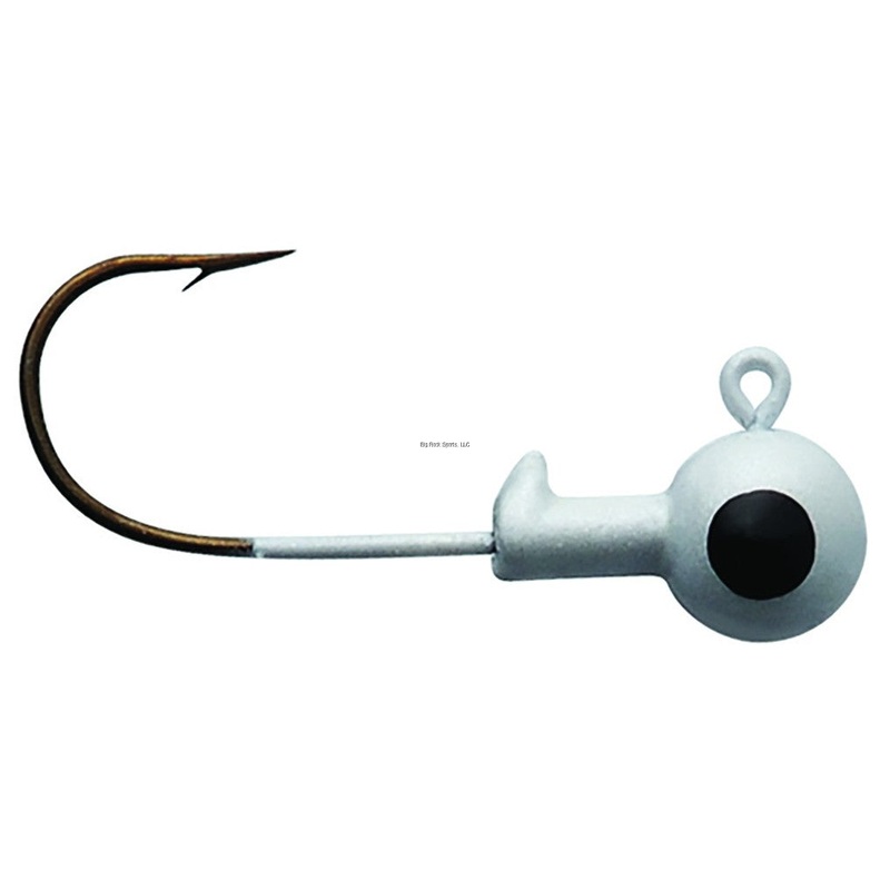 Eagle Claw Tin Road Jig Head – White