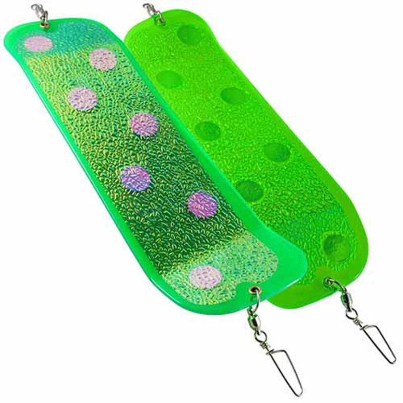 Gibbs Highliner #1 Guide Series – Hot Dot Green Flasher