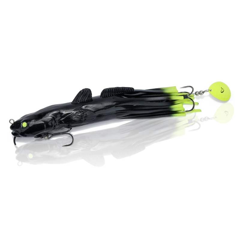 Savage Gear 3D Burbot Tube – Black Chartreuse
