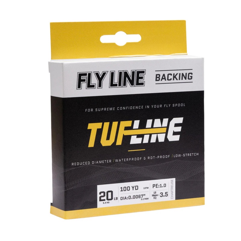 Tuf-Line Fly Backing 30lb x 100yds – Chartreuse
