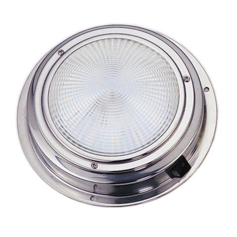 Victory 5 Stainless Steel Dome Light  LED Cabin Fixture