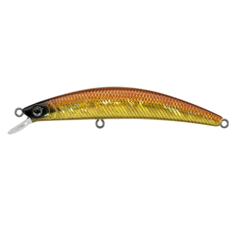 Daiwa Dr. Minnow Jerk Baits 3 1/2 Holo Akakin 3′ Depth