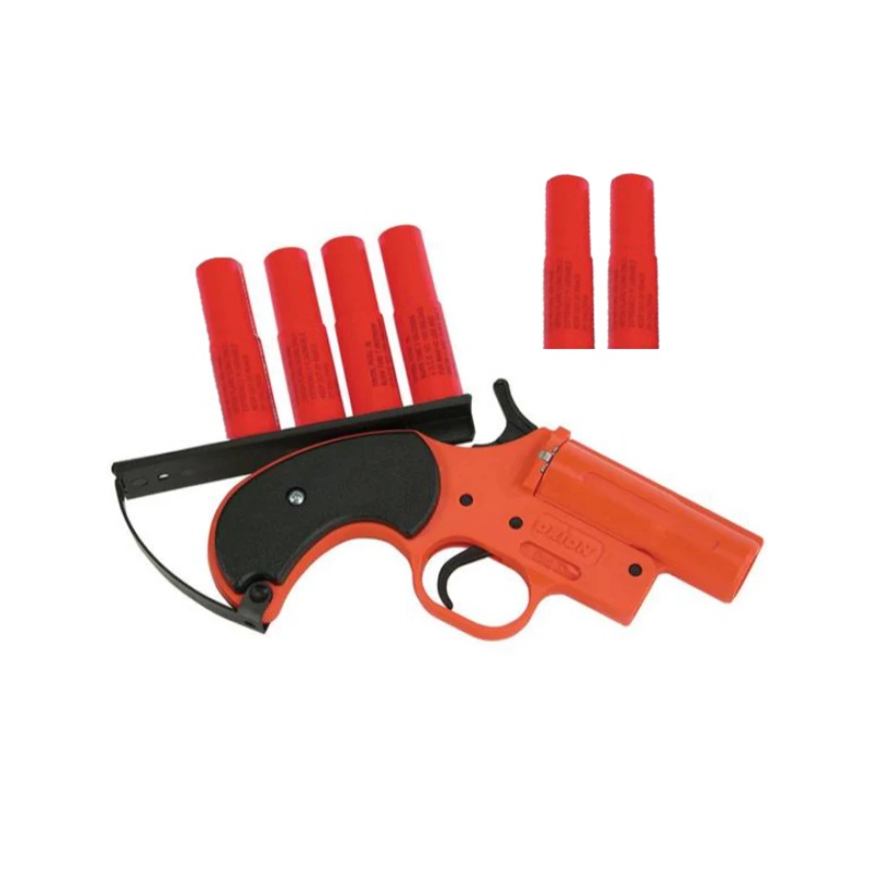 Orion B Flare Gun & 12G 6 Twin Star Shells – EXPIRE JAN 2027