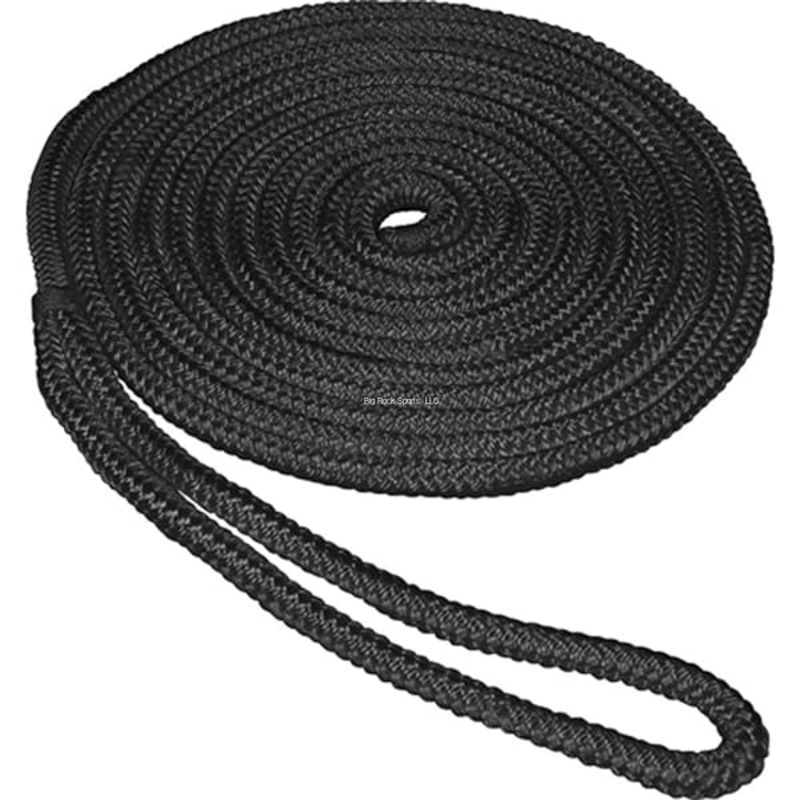 Shoreline Marine Dock Line 3/8 x 15′ Black