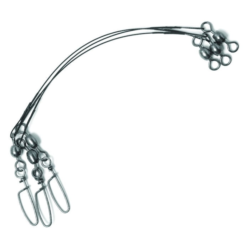 Eagle Claw Lazer Sharp Coastlock Leader with Crane Swivel