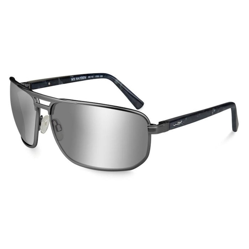 Wiley X Hayden Matte Dark Gunmetal Sunglasses