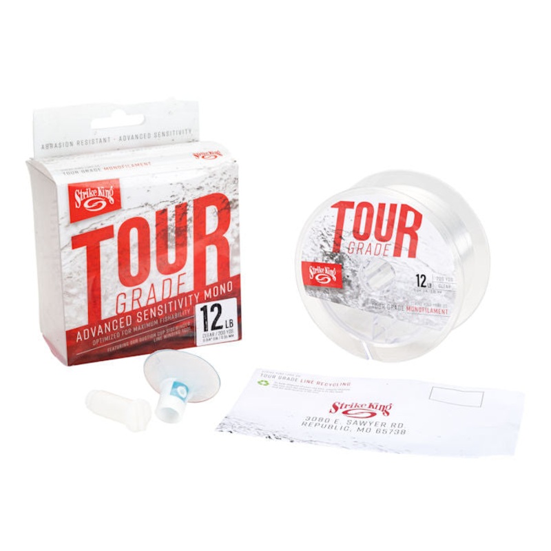 Tour Grade Monofilament Line*|Clear|6lb|8lb|10lb|12lb|15lb|17lb|20lb|25lb|200yds|600yds