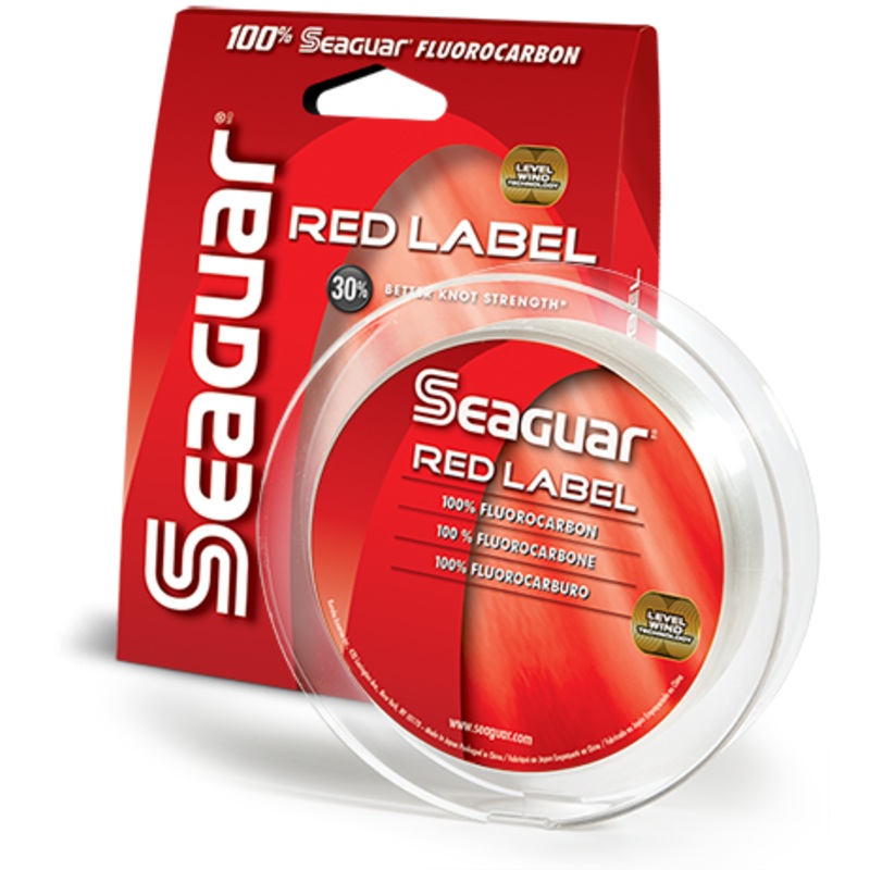 Red Label Fluorocarbon Line|4lb|6lb|8lb|10lb|12lb|15lb|17lb|20lb|200yds|1000yds