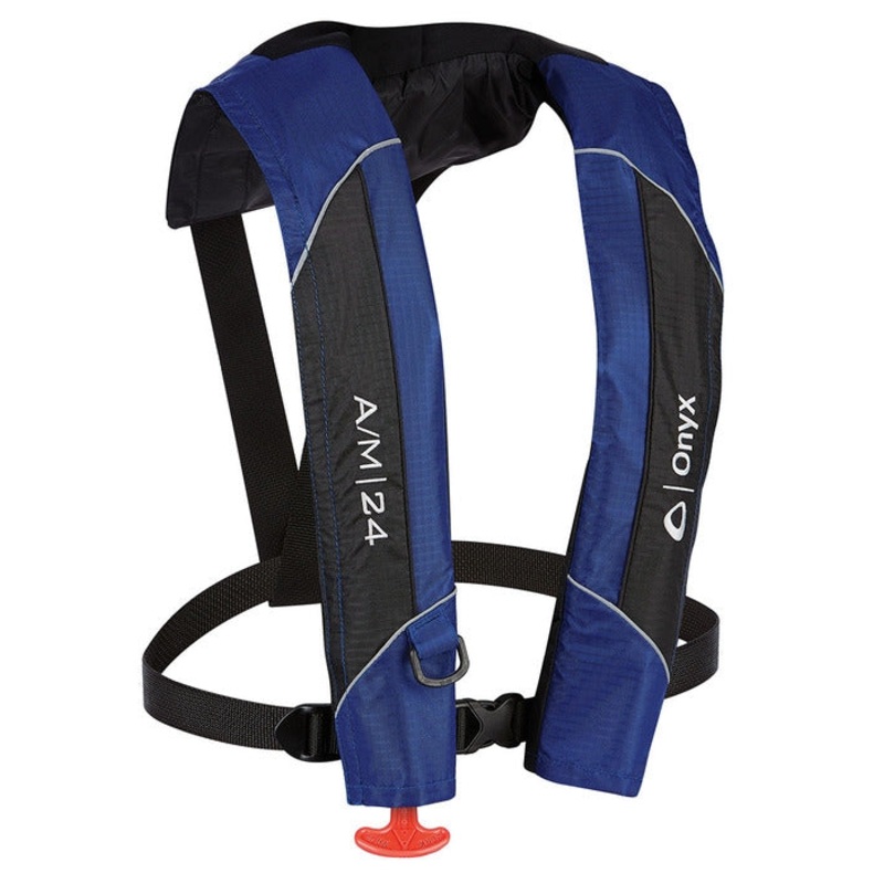 A/M-24 Auto/Manual Inflatable Life Jacket_Blue