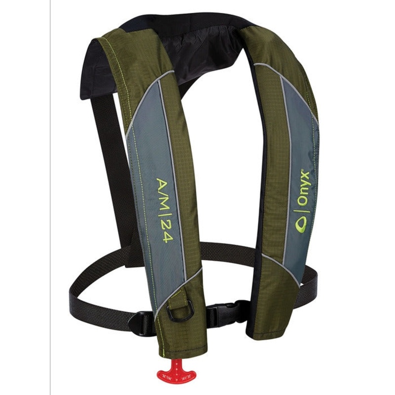 A/M-24 Auto/Manual Inflatable Life Jacket_Green