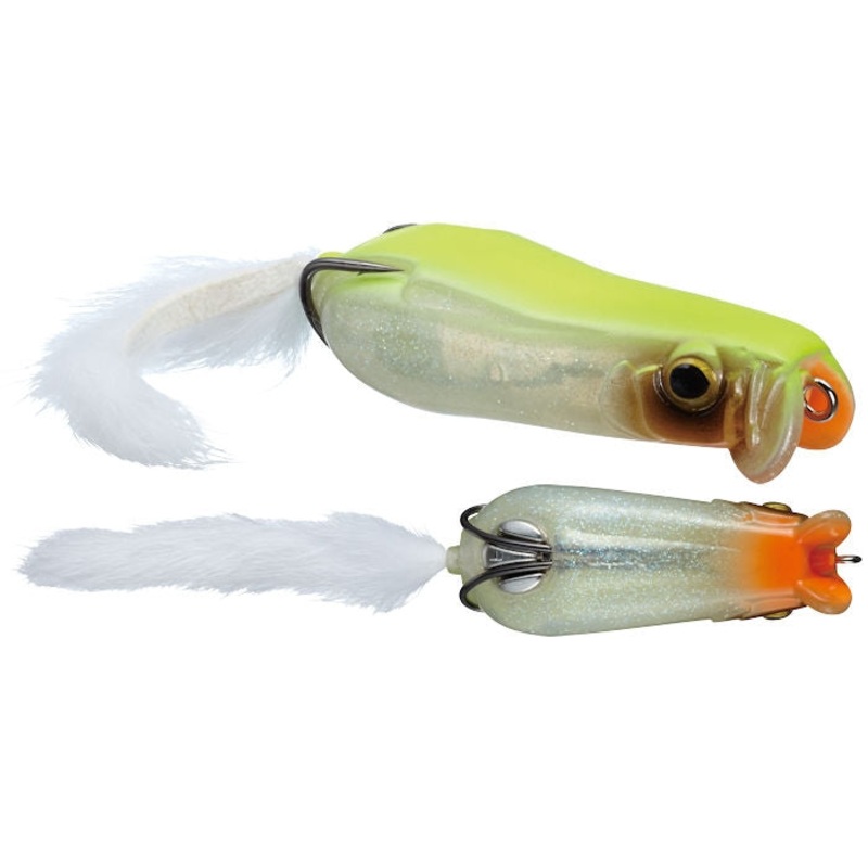 SS-77 Softshell Frog_Skeleton Chartreuse