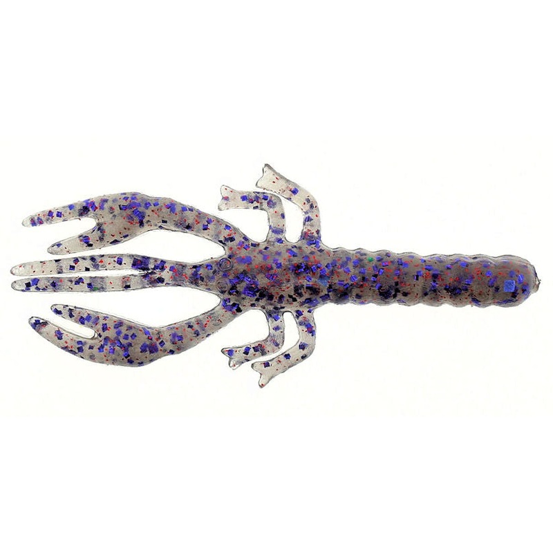 Lil Critter Craw_Smoke Purple Red Glitter
