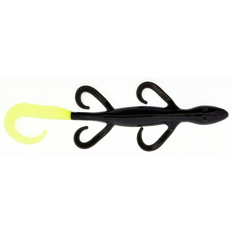 Lizard_Black Chartreuse Tail|6″