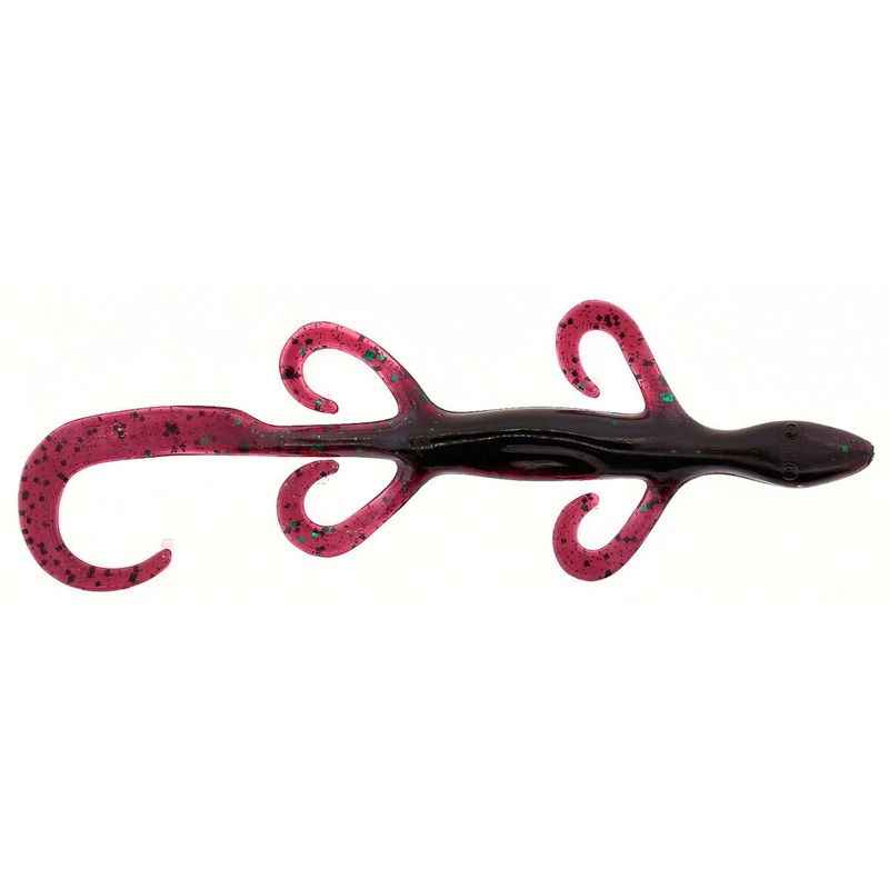 Lizard_Red Shad Green Glitter|6″