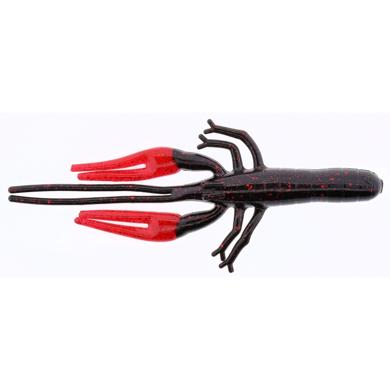 Big Critter Craw_Black Red Glitter Red Claw