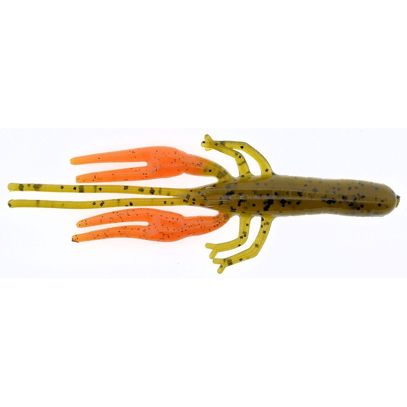Big Critter Craw_Green Pumpkin Orange Claw