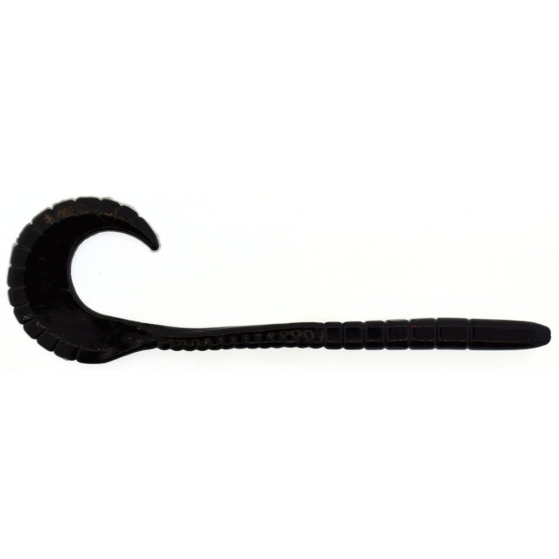 G-Tail Worm_Black|6″