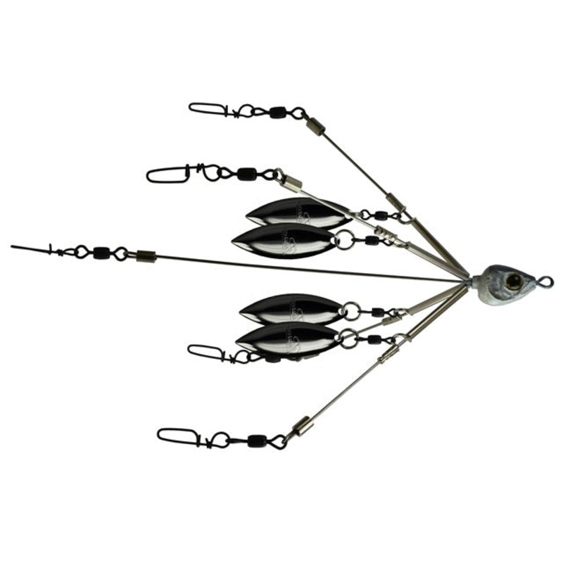 Finesse School E Rig_Shad – Nickel Blade
