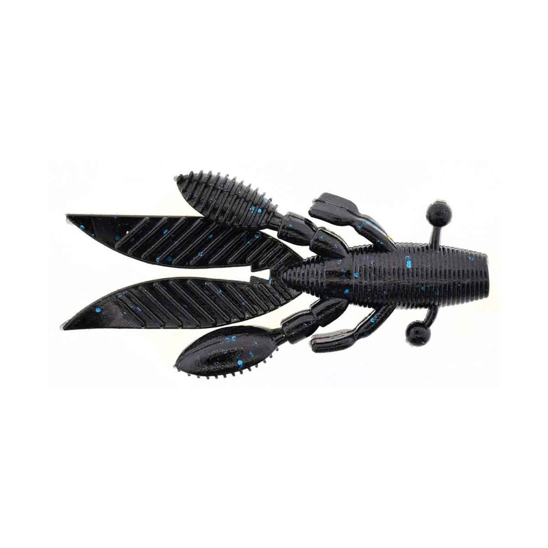 Flappin Hog_Black Blue Flake|3.75″|4.5″
