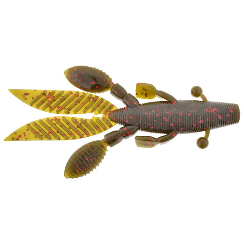 Flappin Hog_Green Pumpkin Large Red Flake
