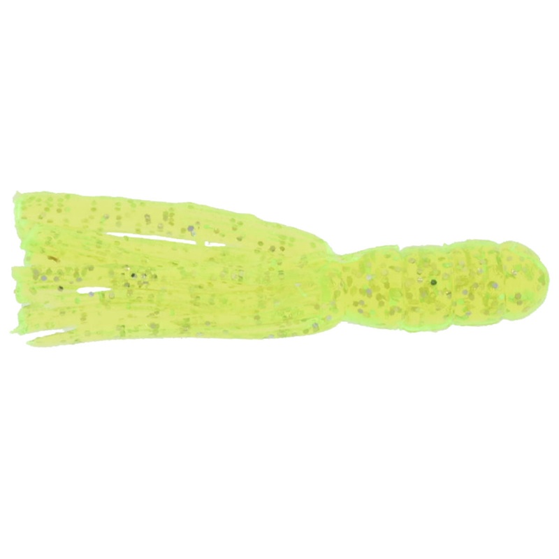 Solid Body Crappie Tubes_Chartreuse Glitter*