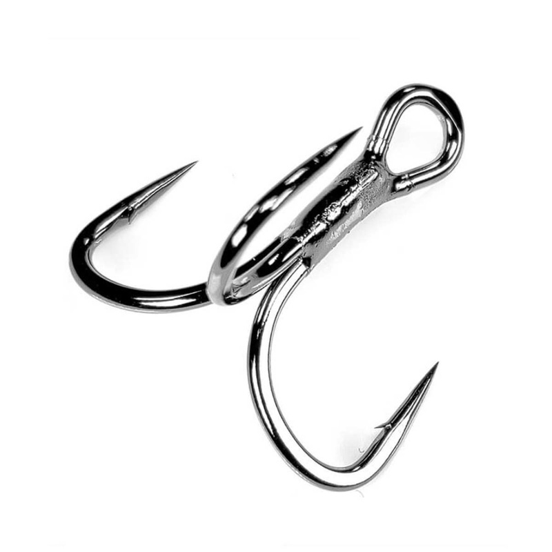 2X Strong EWG Short Shank Treble Hook